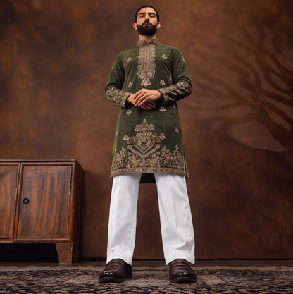 Men's Premium Embroidered Kurta Set