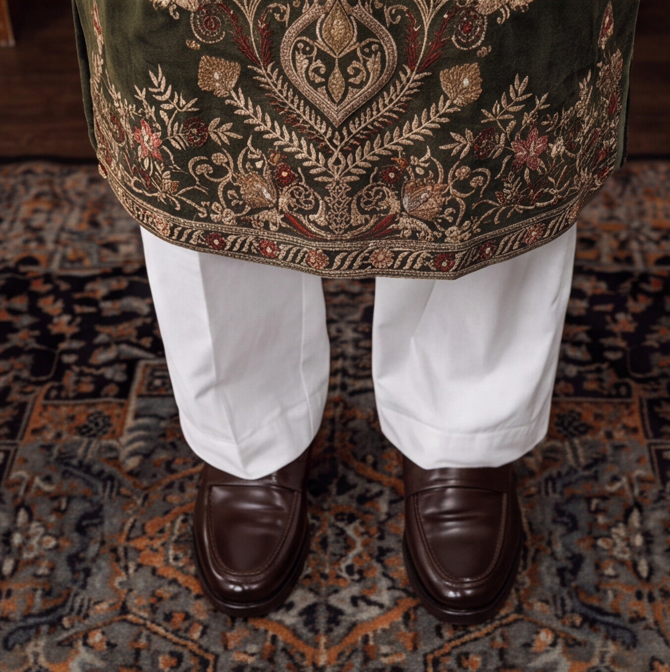 Men's Premium Embroidered Kurta Set