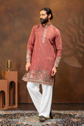 Rosewood Embroidered Men’s Kurta Set