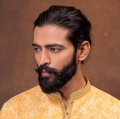 Haldi Glow Mustard Yellow Men’s Kurta Set