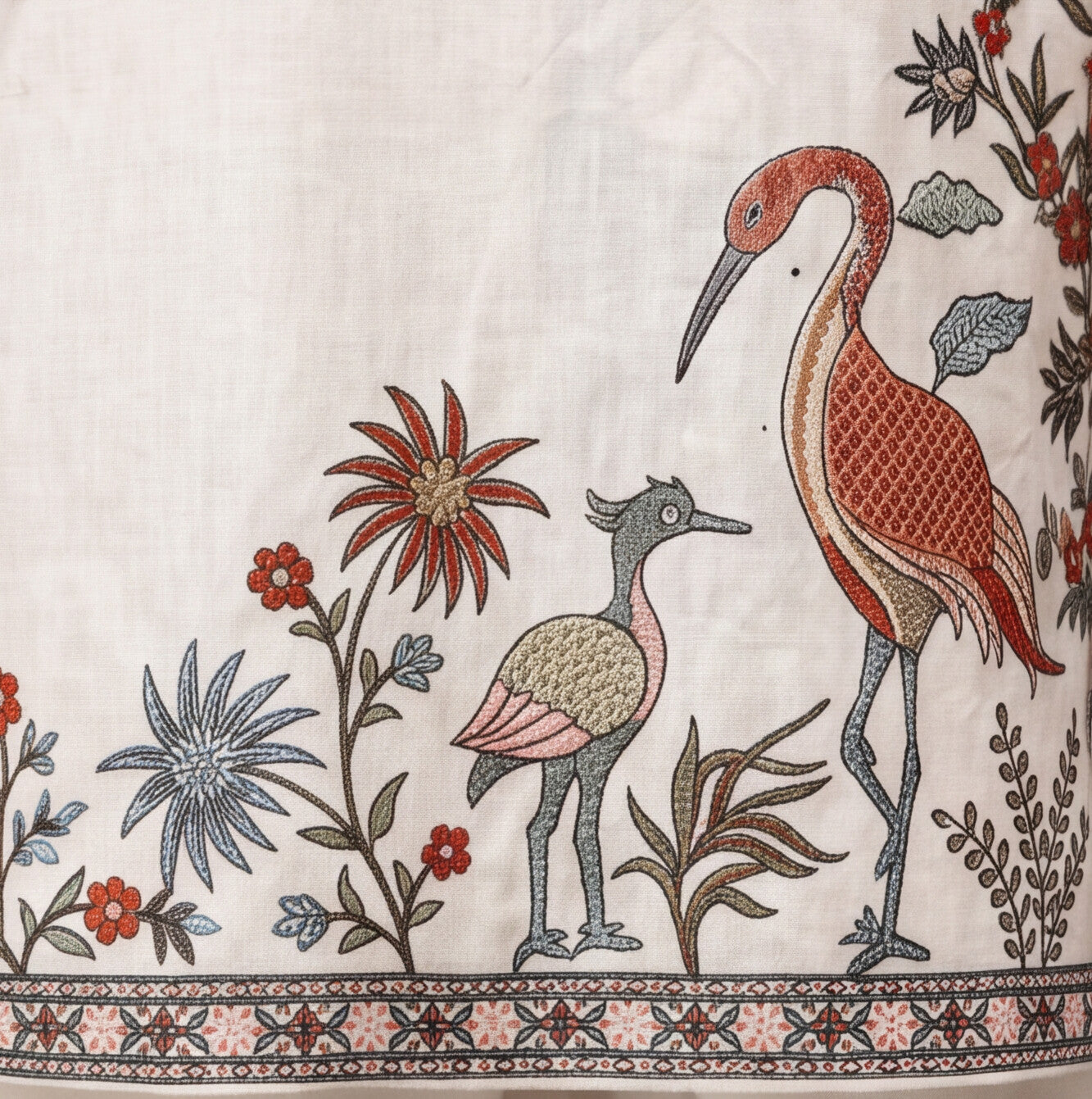 Aariz Ivory Botanical Heritage Kurta Set