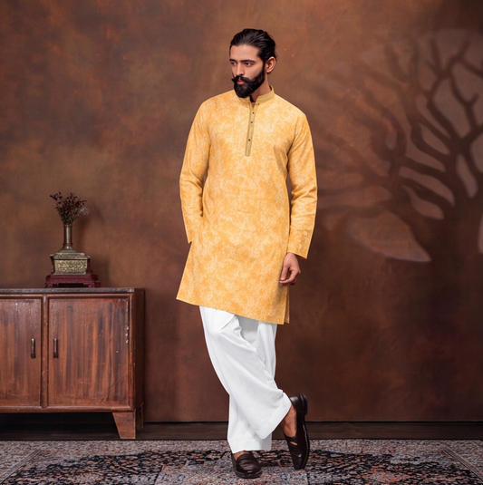Haldi Glow Mustard Yellow Men’s