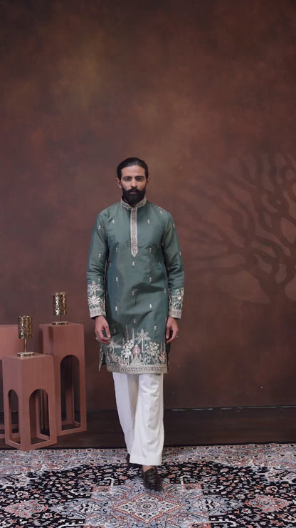 Traditional Wedding Wear Kurta Set
